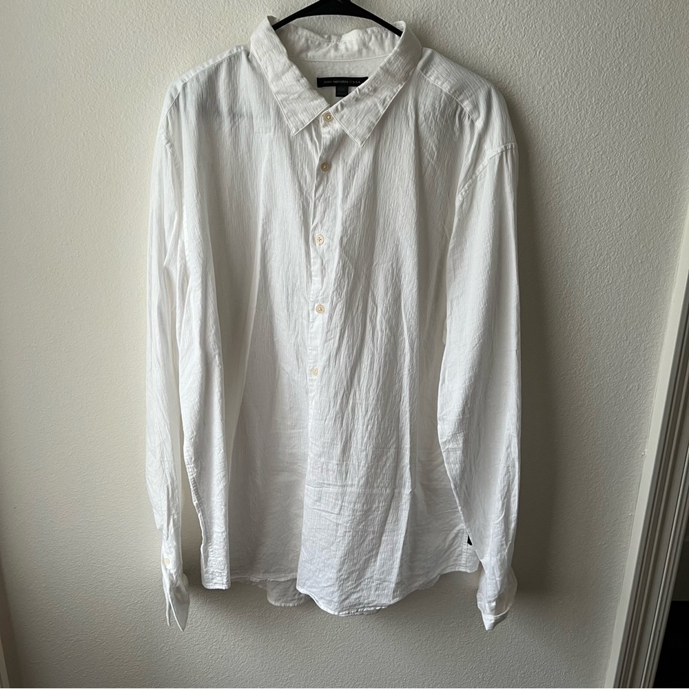 John Varvatos Long Sleeve Button Down Shirt Size XXL